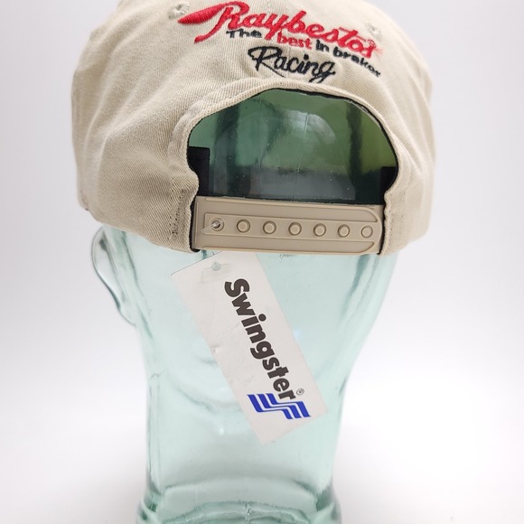 Vintage NASCAR 50th Anniversary Checkered Flag 1998 Snapback Hat NWT Raybestos - Picture 5 of 7